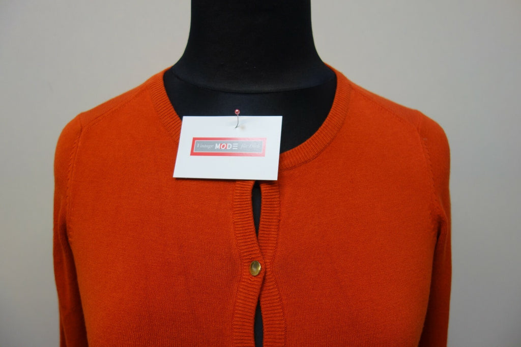 EK1280 Damen Strickjacke von Zara Knit, orange, Gr. M1