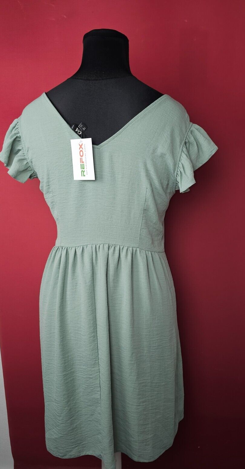 EK6452 Damen Kleid von C&A, grün, Gr.423