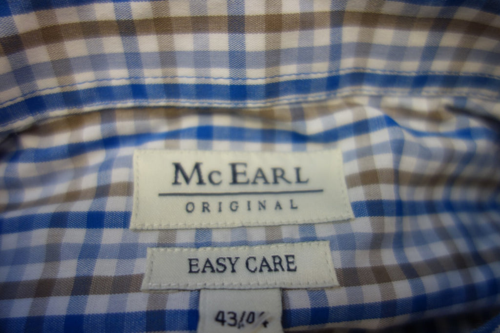 EK2871 Herren Hemd von McEarl, kariert, Gr. 43/444