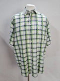 EK6086 Herren Hemd von Man`s World Casual, grün-weiß, Gr.45/460