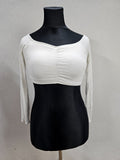 EK5907 Damen Shirt von Tally Weijl, weiß, Gr. L0