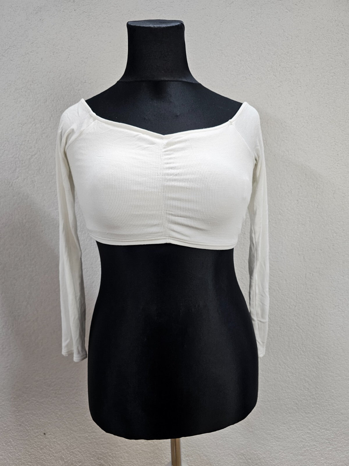 EK5907 Damen Shirt von Tally Weijl, weiß, Gr. L0