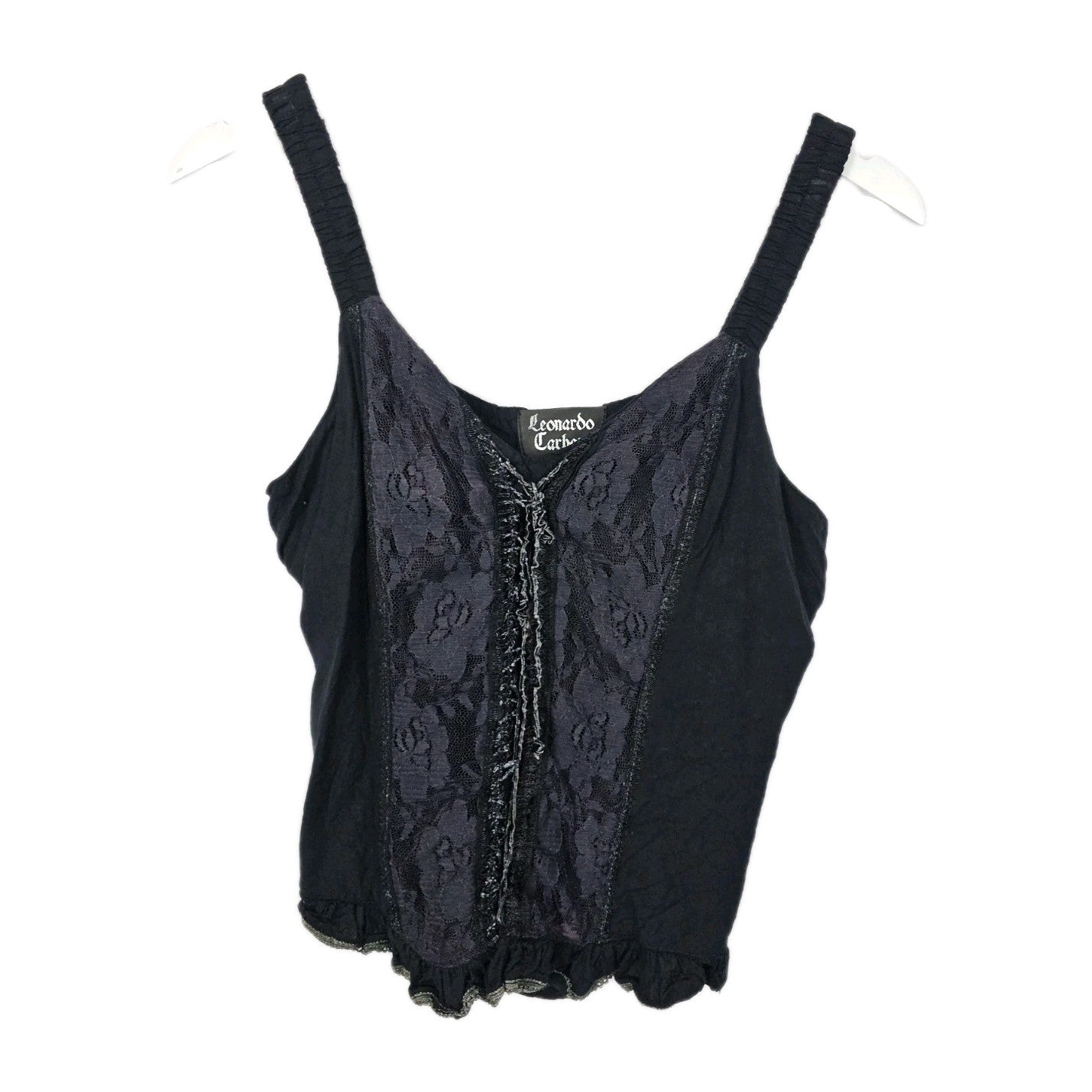 EK10892 Damen Tshirt von Leonardo Carbone, Schwarz, Gr. L/XL0