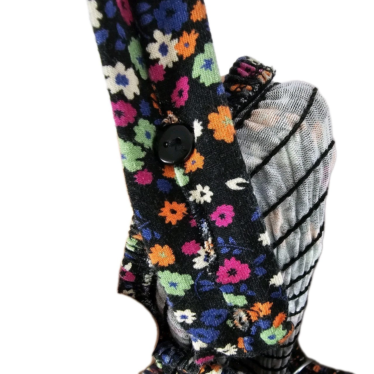 EK10407 Damen Kleid, Mehrfarbig, Gr. L3