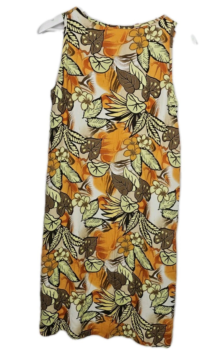 EK9520 Damen Kleid, Mehrfarbig, Orange, Gr. 402