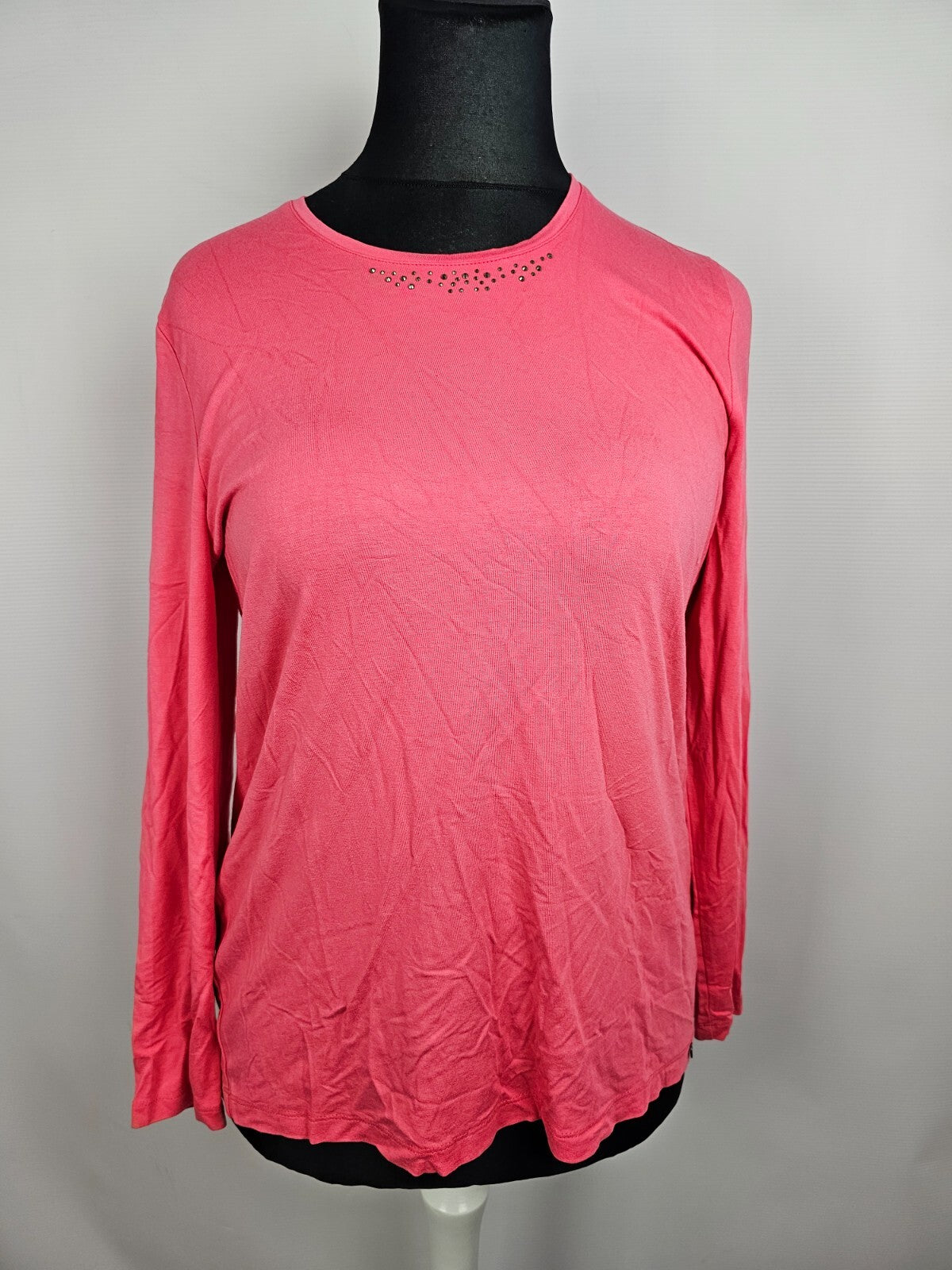 EK5469 Damen Langarmshirt von golléhaug, melonenrot, Gr. 440