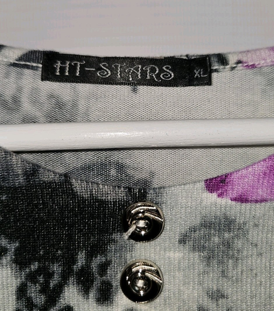 EK11277 Damen Pullover von HT-Stars, Grau, Gr. XL1