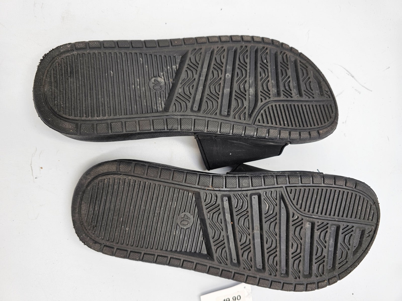 ES0445 Herren Latschen von Siebi`s, schwarz, Gr.406