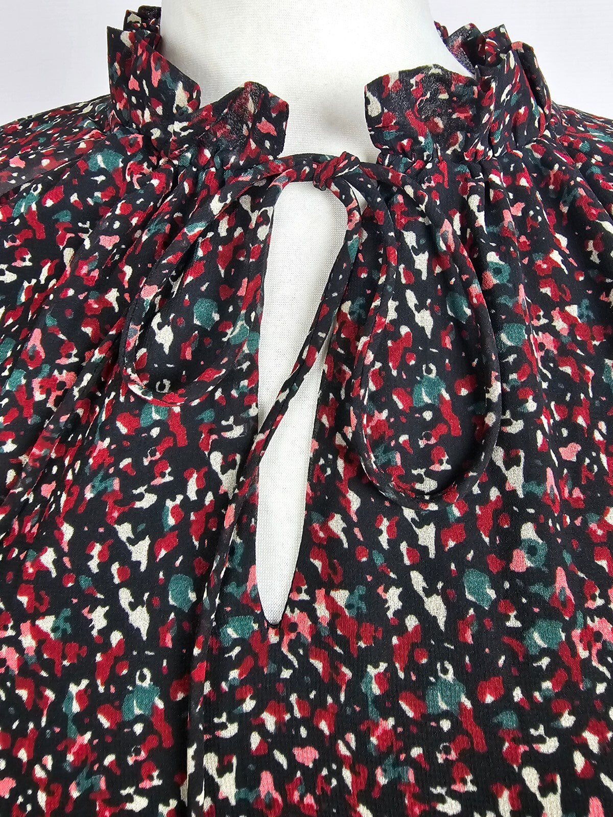 EK5543 Damen Kleid von Vero Moda, rot-schwarz, Gr.XS3