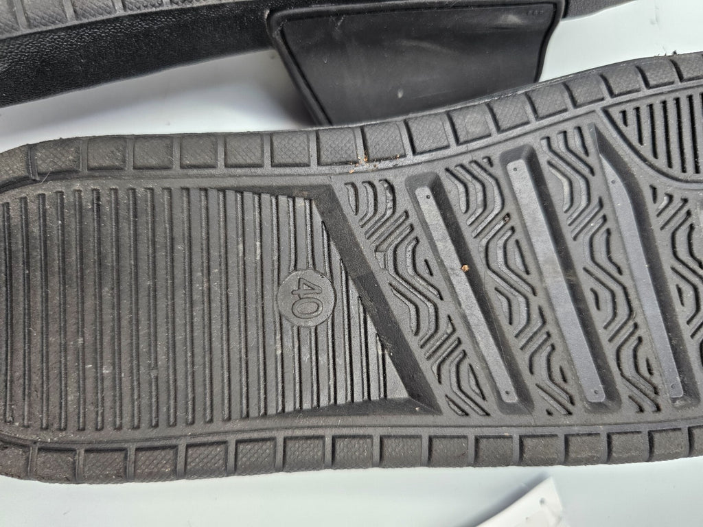 ES0445 Herren Latschen von Siebi`s, schwarz, Gr.407