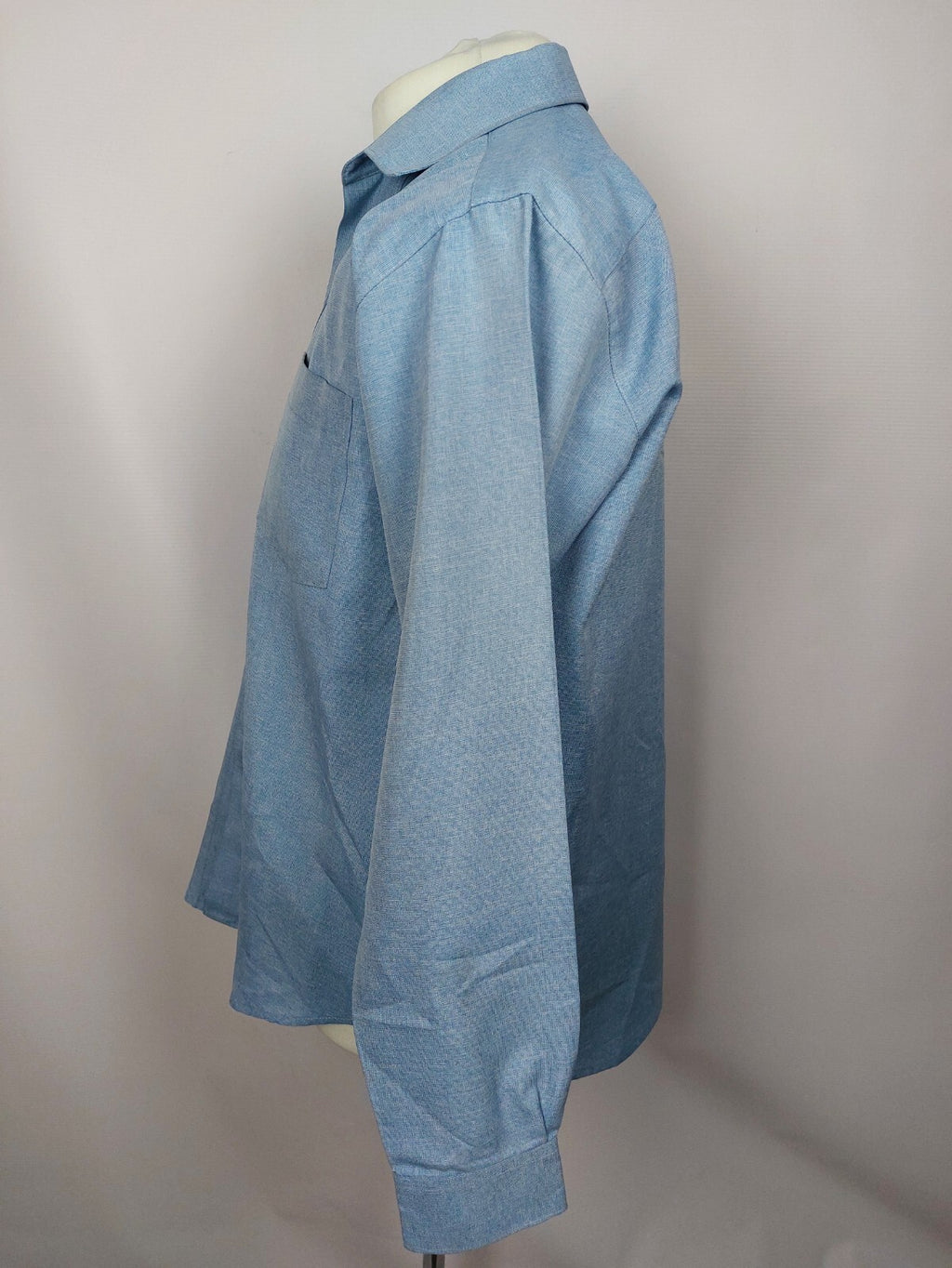EK4006 Herren Trachtenhemd von Aestr, blau, Gr. XL3