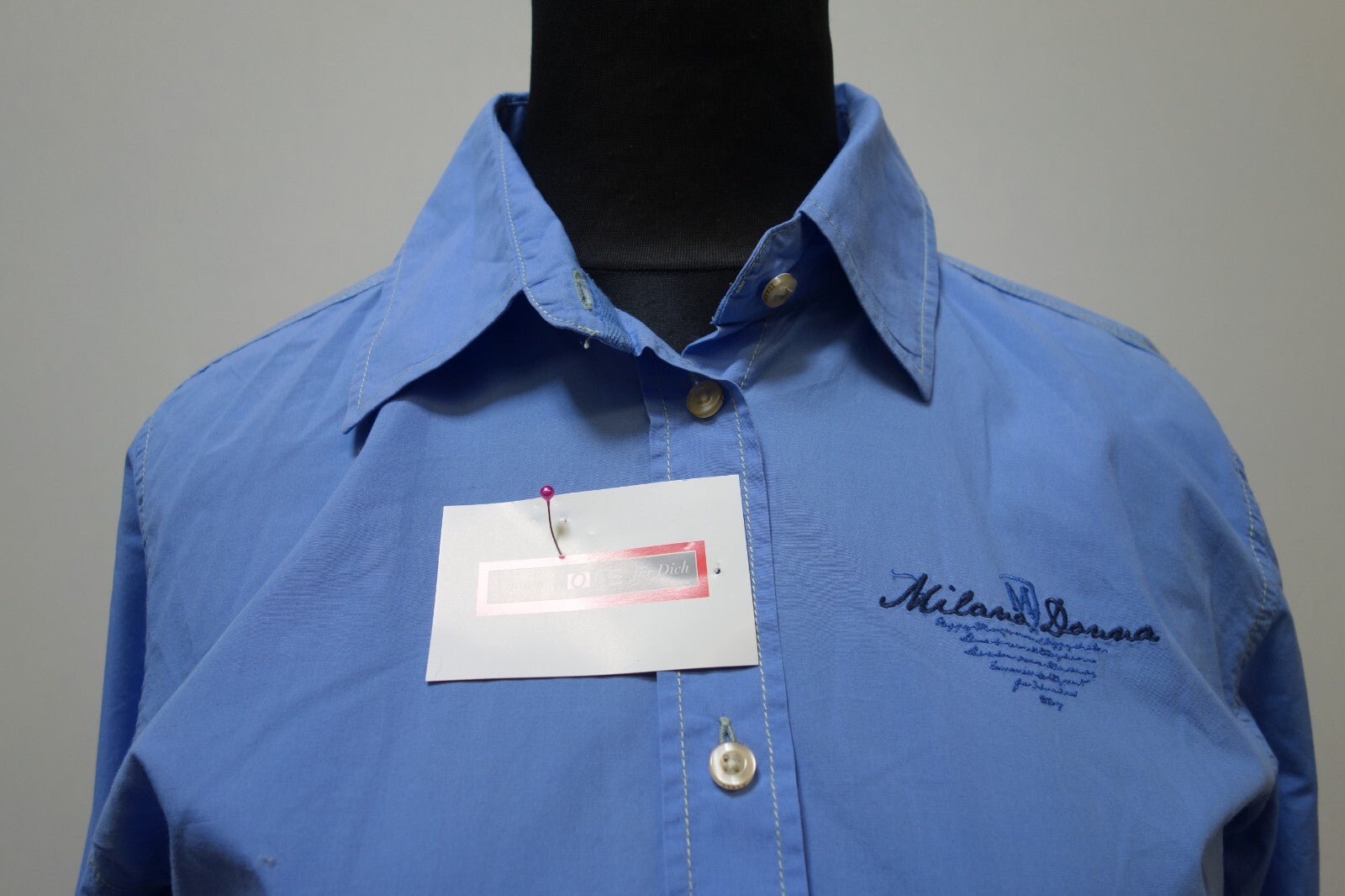 EK3527 Damen Bluse von Milano, blau, Gr. 461