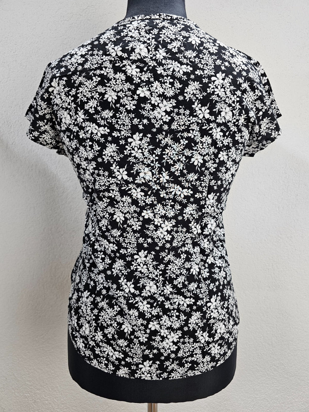 EK1988 Damen Bluse von Seidel, schwarz-weiß, Gr.404