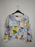 EK2780 Damen Bluse von Sarah Santos, Mehrfarbig, Gr.:M0