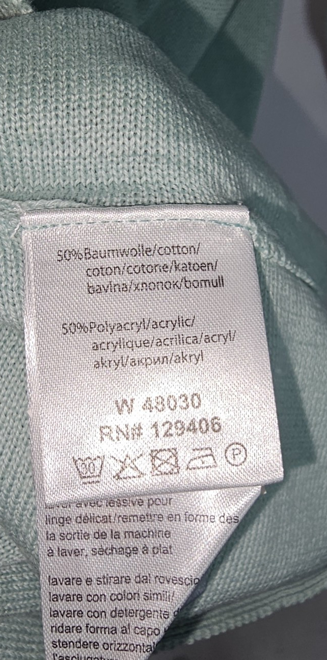 EK7498 Damen Sweatshirt von Collection L, Blaugrün, Gr.405
