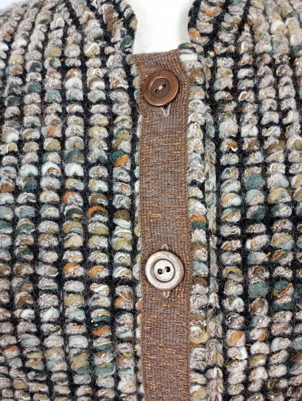 EK5291 Beige Strickjacke von Sommermann für Damen, Gr. 423