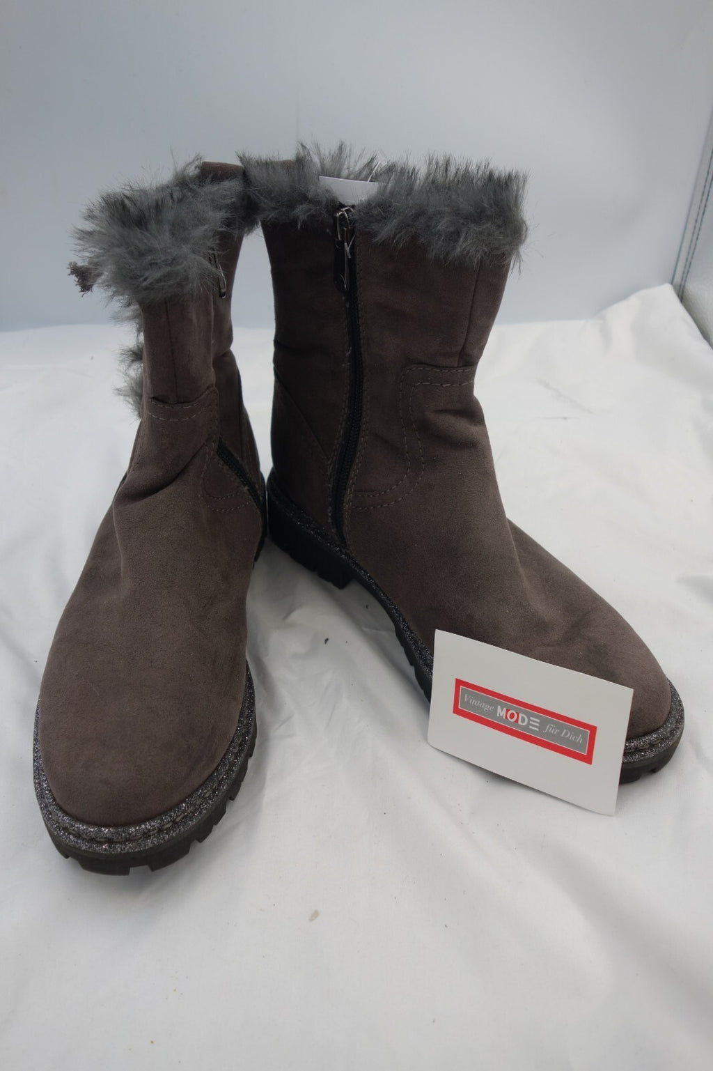 ES0600 Damen Stiefeletten von Marco Tozzi, grau, Gr. 380