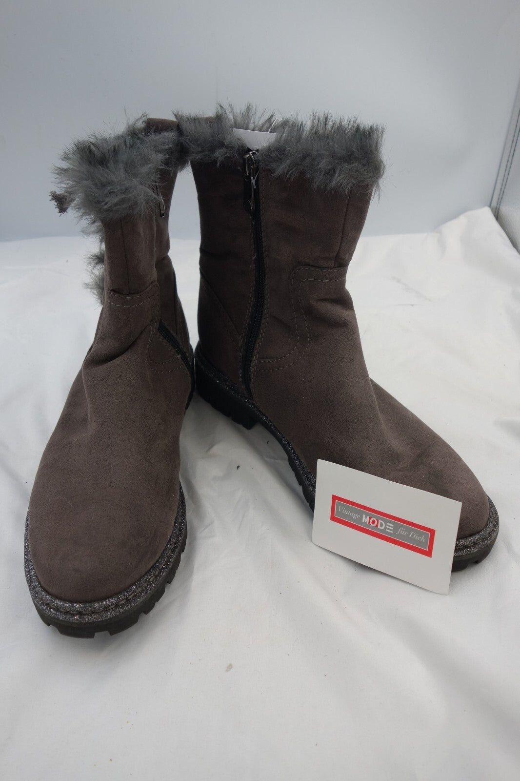 ES0600 Damen Stiefeletten von Marco Tozzi, grau, Gr. 380