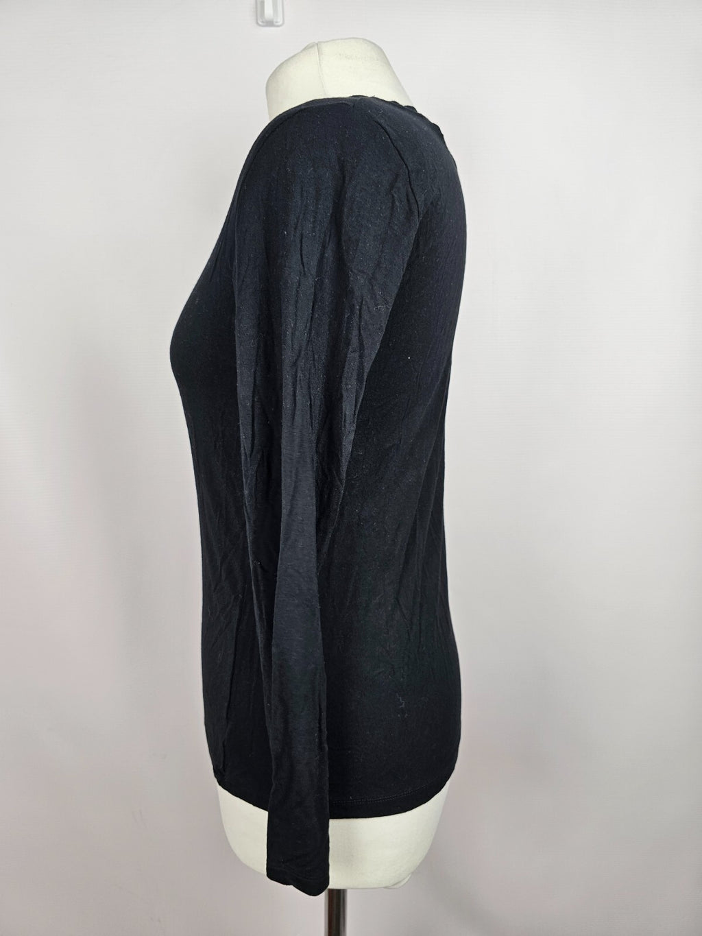 EK5677 Damen Langarmshirt von Schiesser, schwarz, Gr. XS1