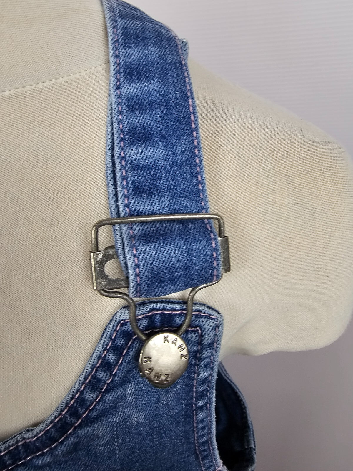 EK5428 Mädchen Jeanskleid von Kranz, blau, Gr.1464