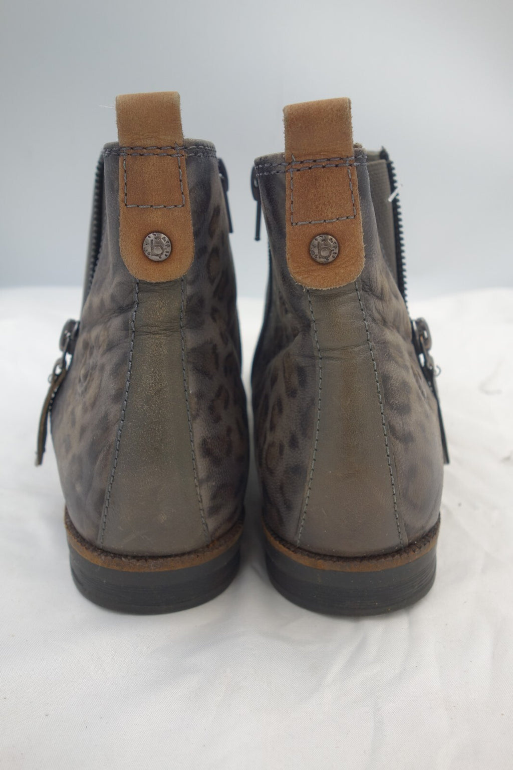 ES0590 Damen Stiefeletten von bugatti, grau, Gr. 383