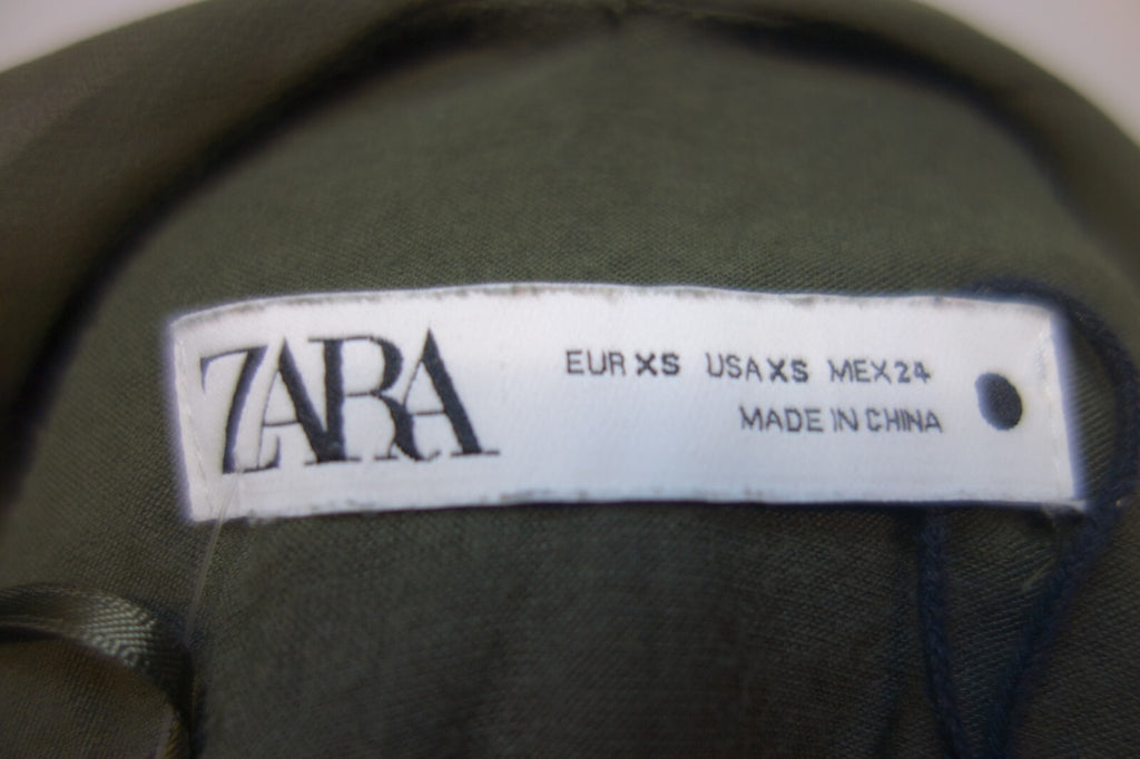 EK2880 Damen Kleid von Zara, grün, Gr. XS5