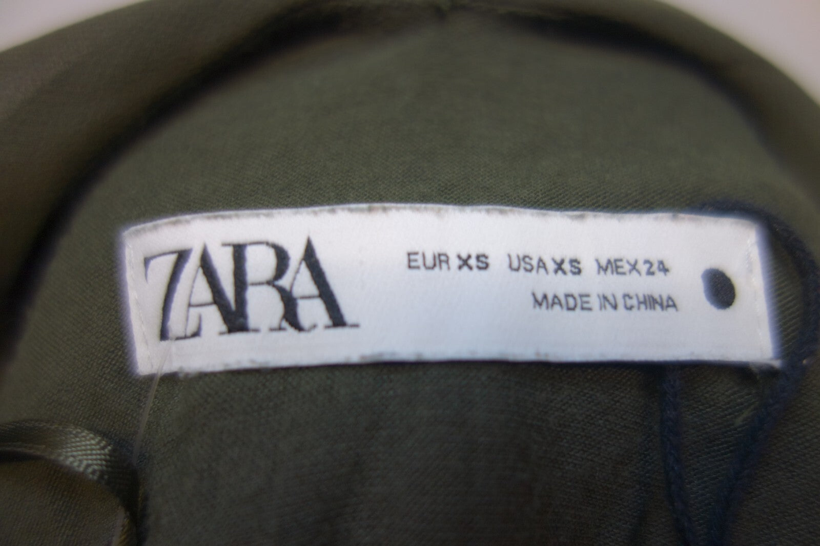 EK2880 Damen Kleid von Zara, grün, Gr. XS5