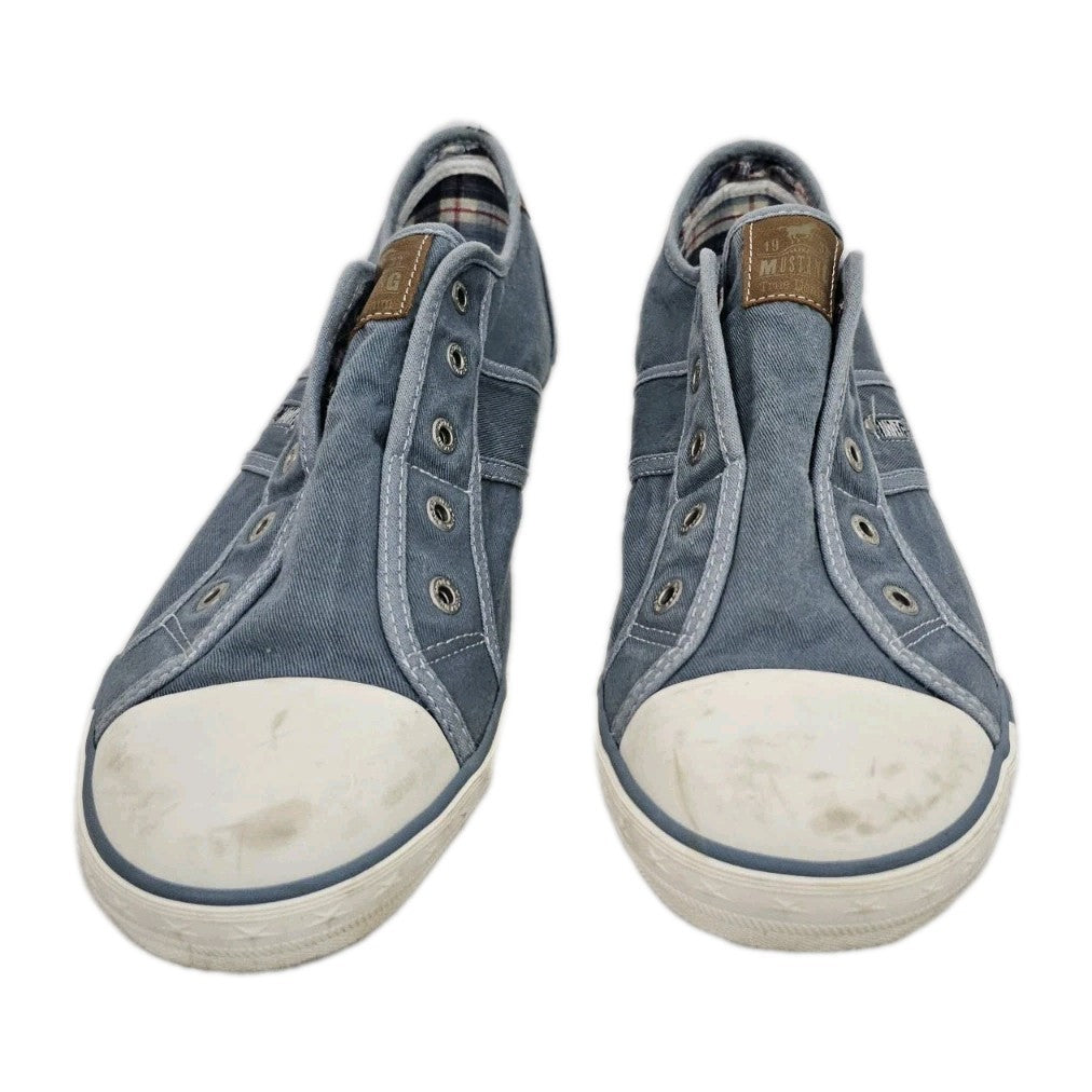 ES877 Herren Halbschuhe von Mustang, Blau, Gr. 411