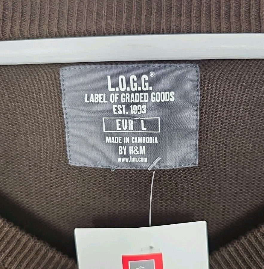 EK9211 Damenstrick Pullover L.O.G.G. Gr.L Braun1