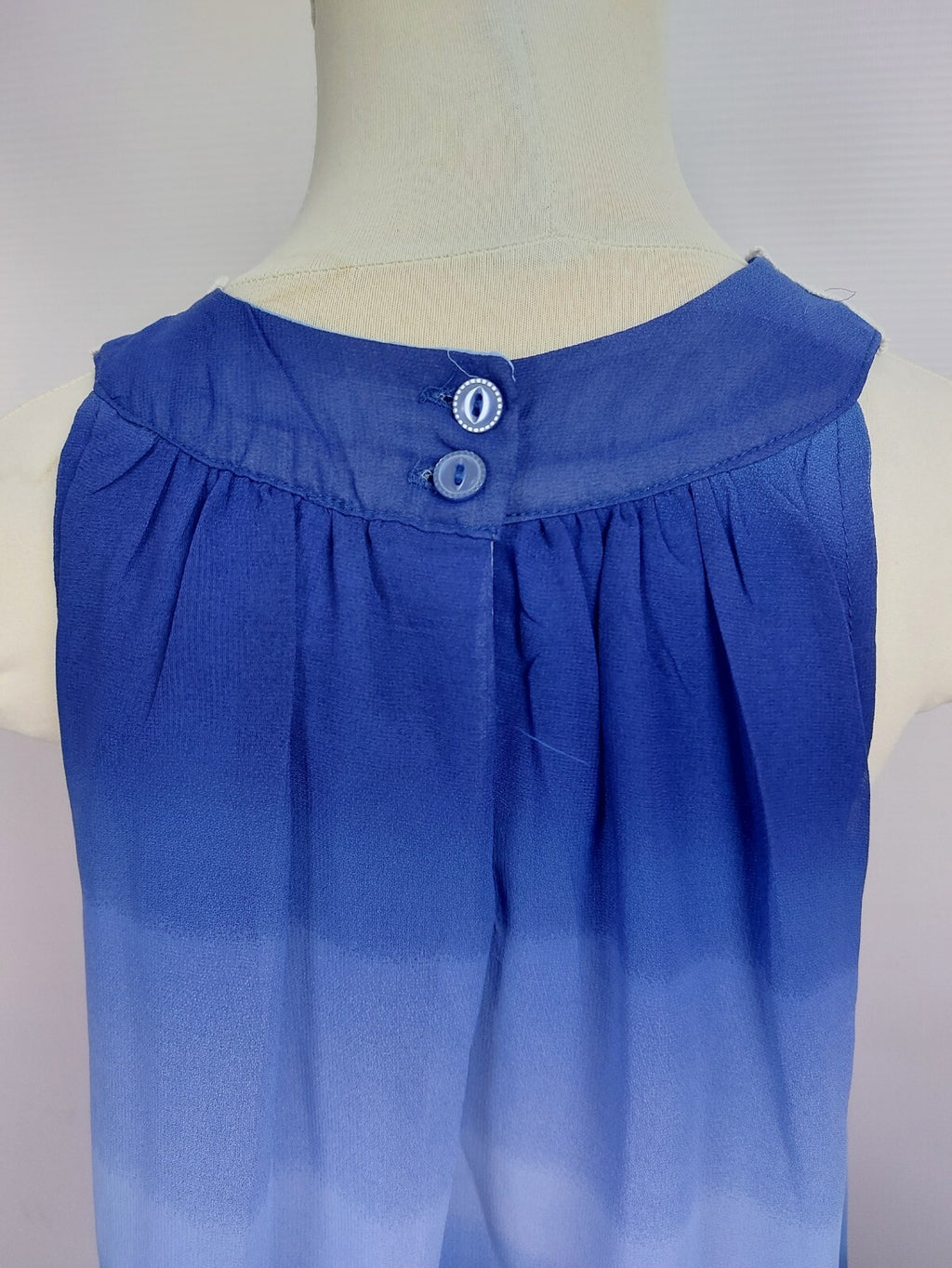 EK2282 Mädchern Kleid von AphOrism, blautöne, Gr. 1284