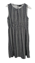 EK9580 Damen Kleid von Tessentials, Schwarz/Weiß, Gr. XL (Entspricht L)0