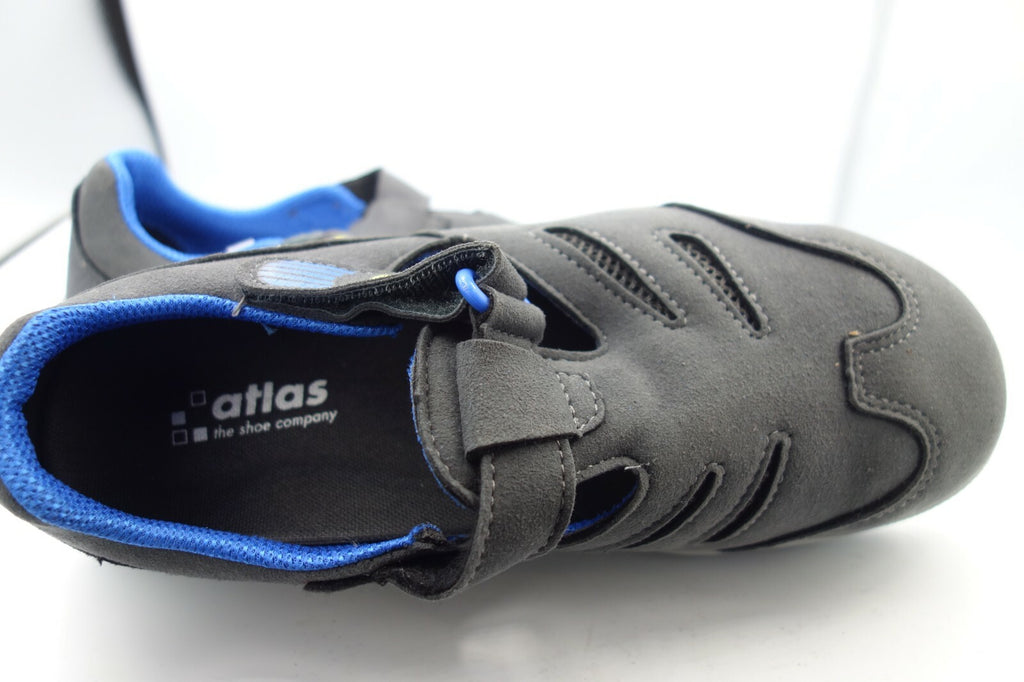 ES0488 Damen Halbschuhe von atlas, grau-blau, Gr. 382