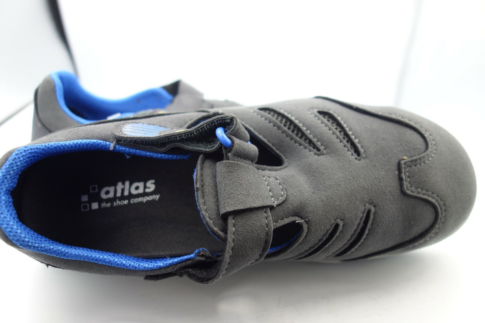 ES0488 Damen Halbschuhe von atlas, grau-blau, Gr. 382