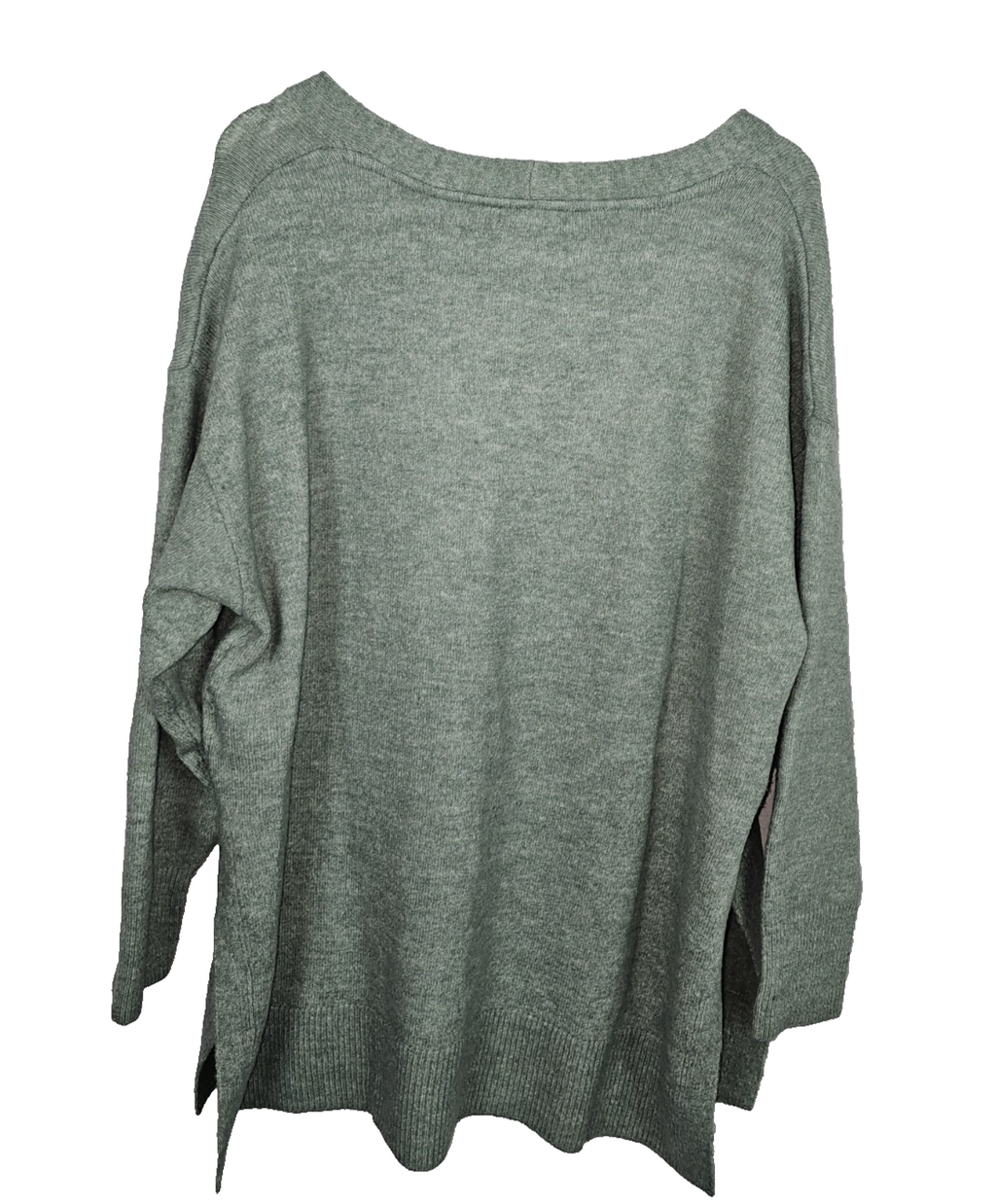 EK7913 Damen Pullover von H&M, Grau-Grün, Gr. L4