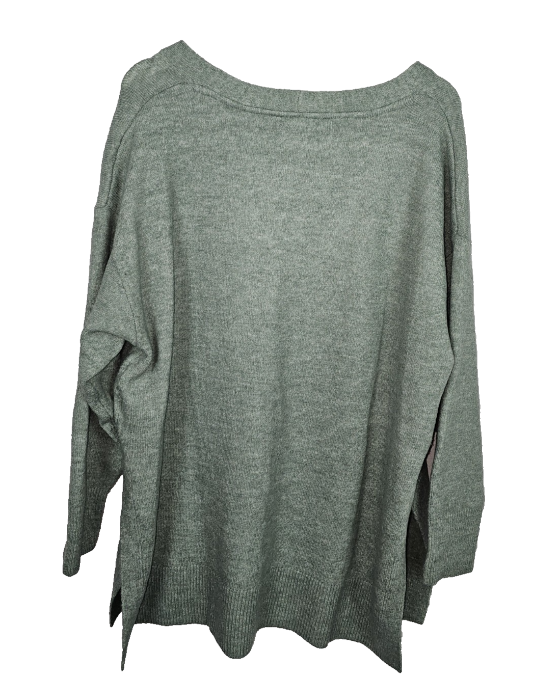 EK7913 Damen Pullover von H&M, Grau-Grün, Gr. L4