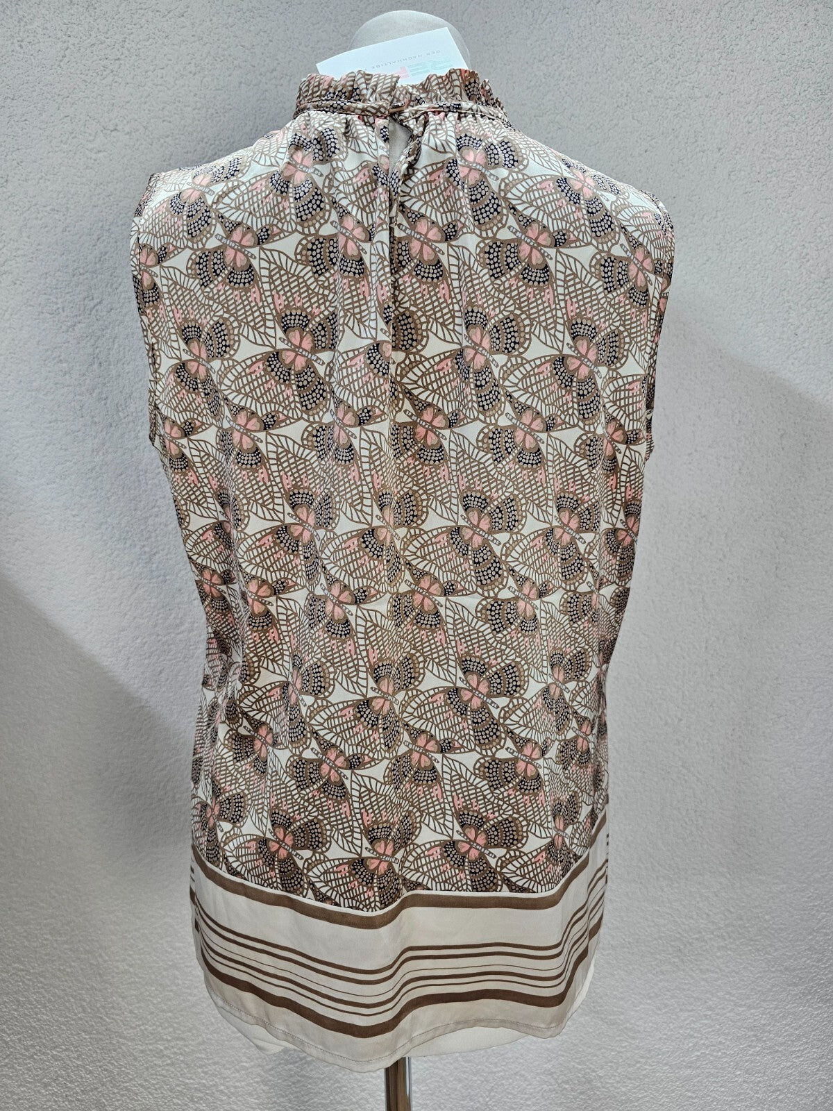 EK6119 Damen Bluse von Comma, braun-rosa, Gr.403