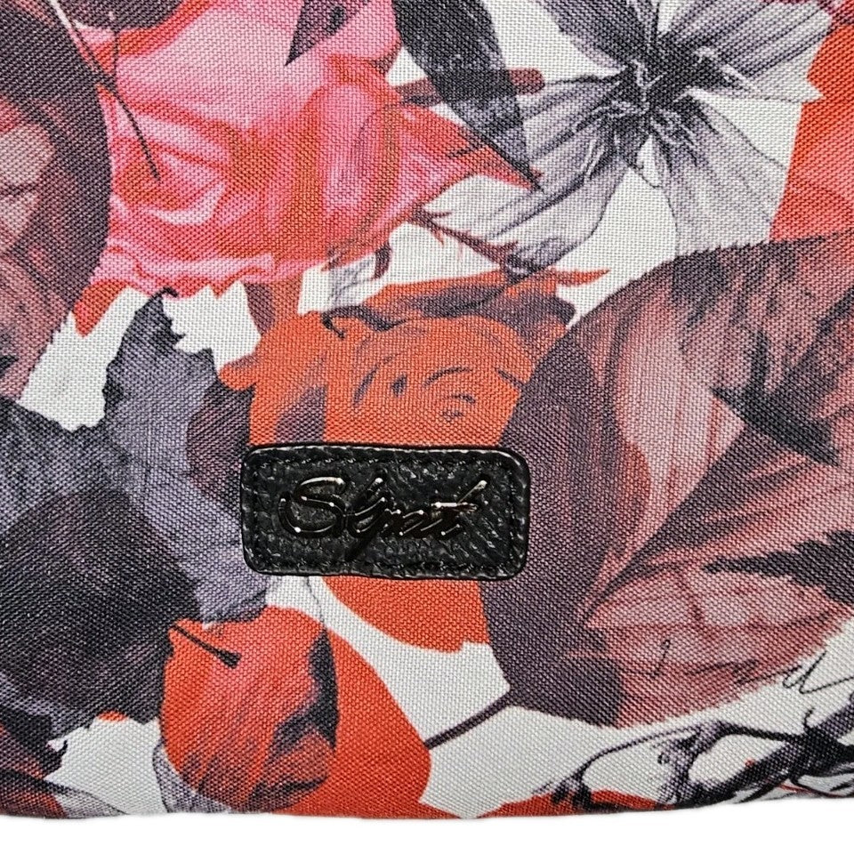 EK8529 Damen Tasche von Skpat, rot mit Blumenmuster, kleine Umhängetasche5