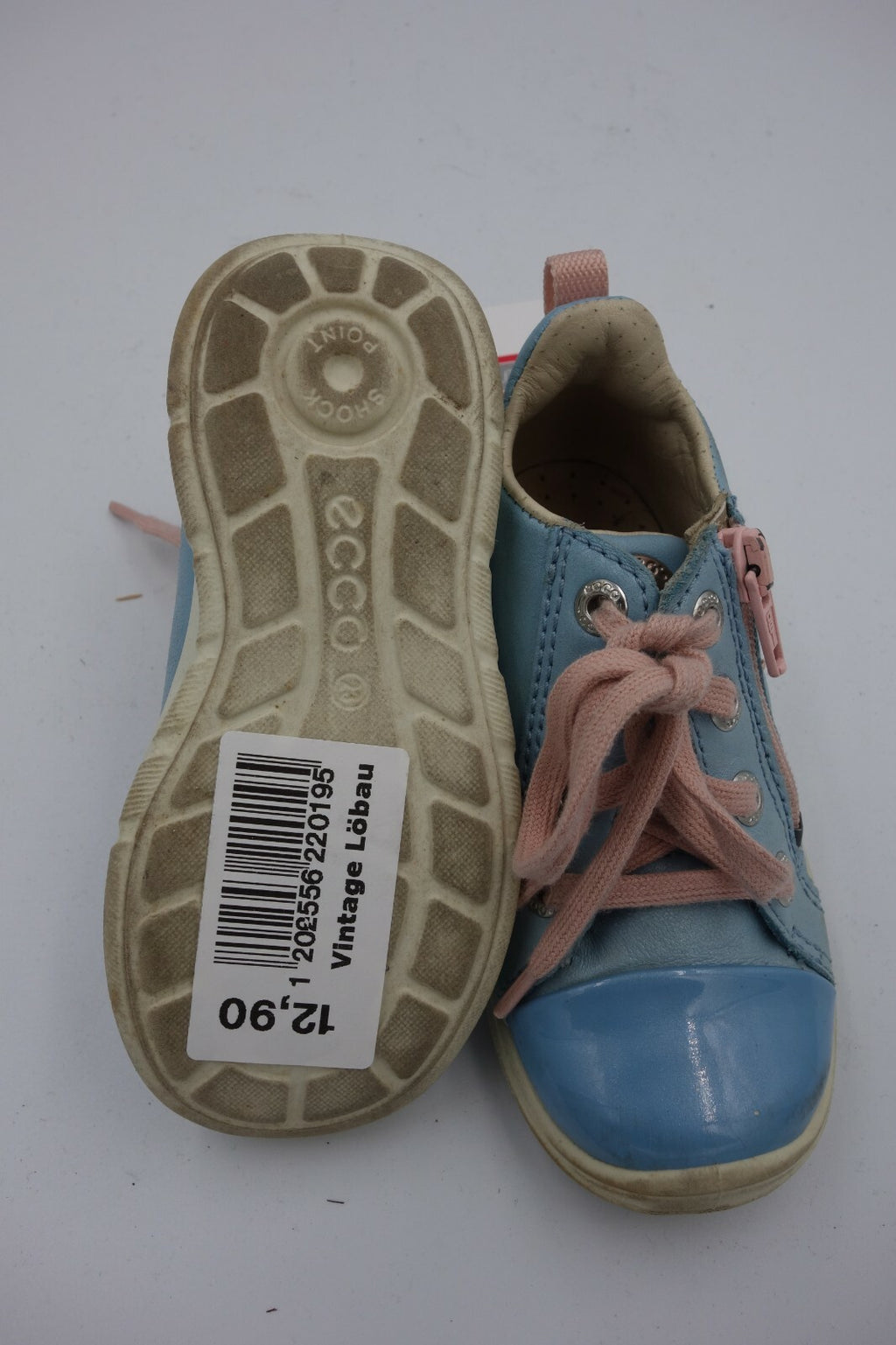 ES0236 Mädchen Sneaker von ecco, blau-rosa, 235