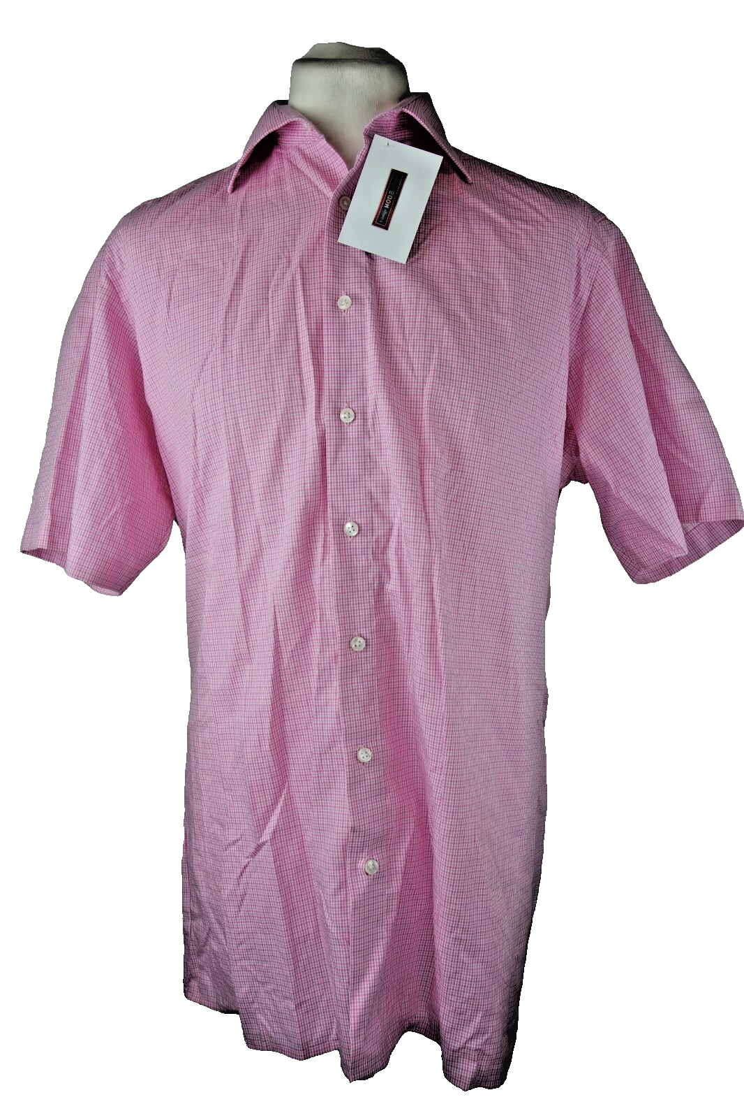 EK1974 Herren Hemd von Yorn, rosa-weiß kariert, Gr. 430