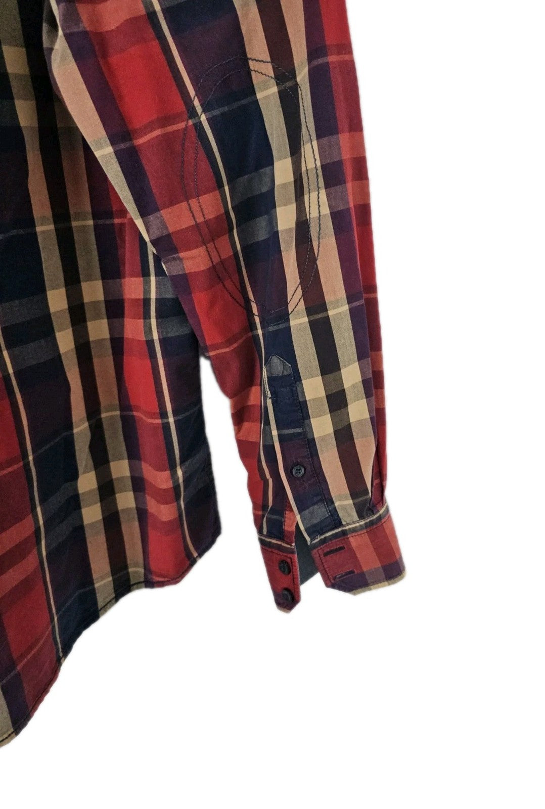 EK8993 Herren Hemd von Pioneer, rot/blau, Gr.M5