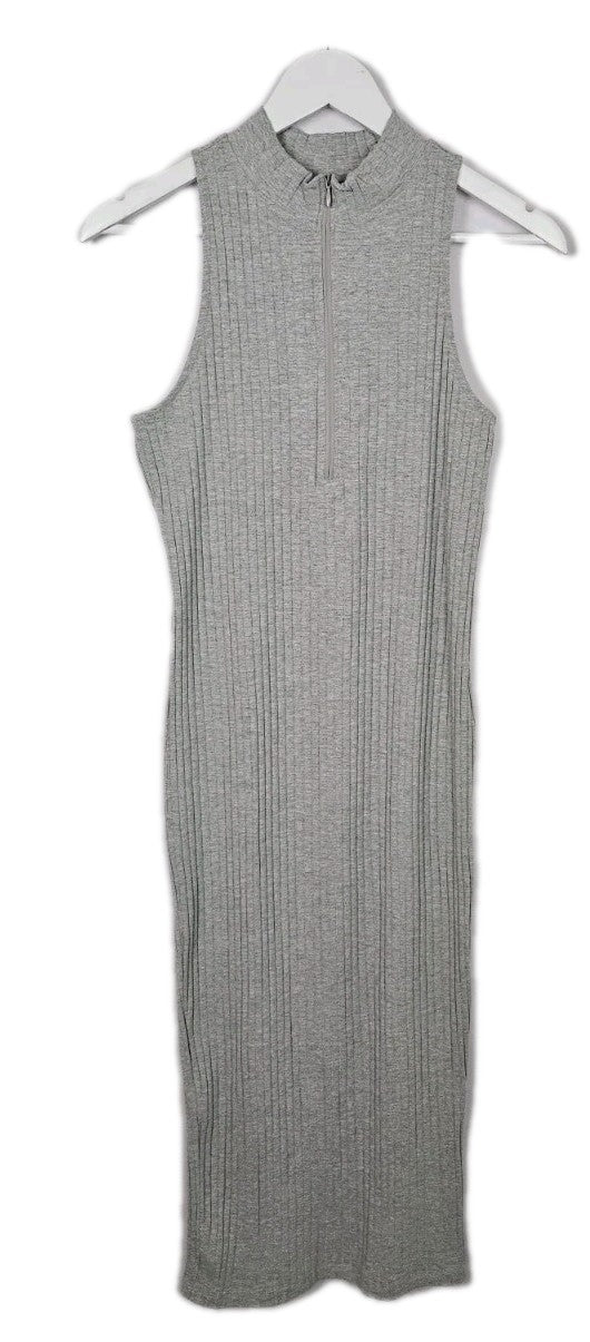 EK8842 Damen Kleid Grau, Gr. M0