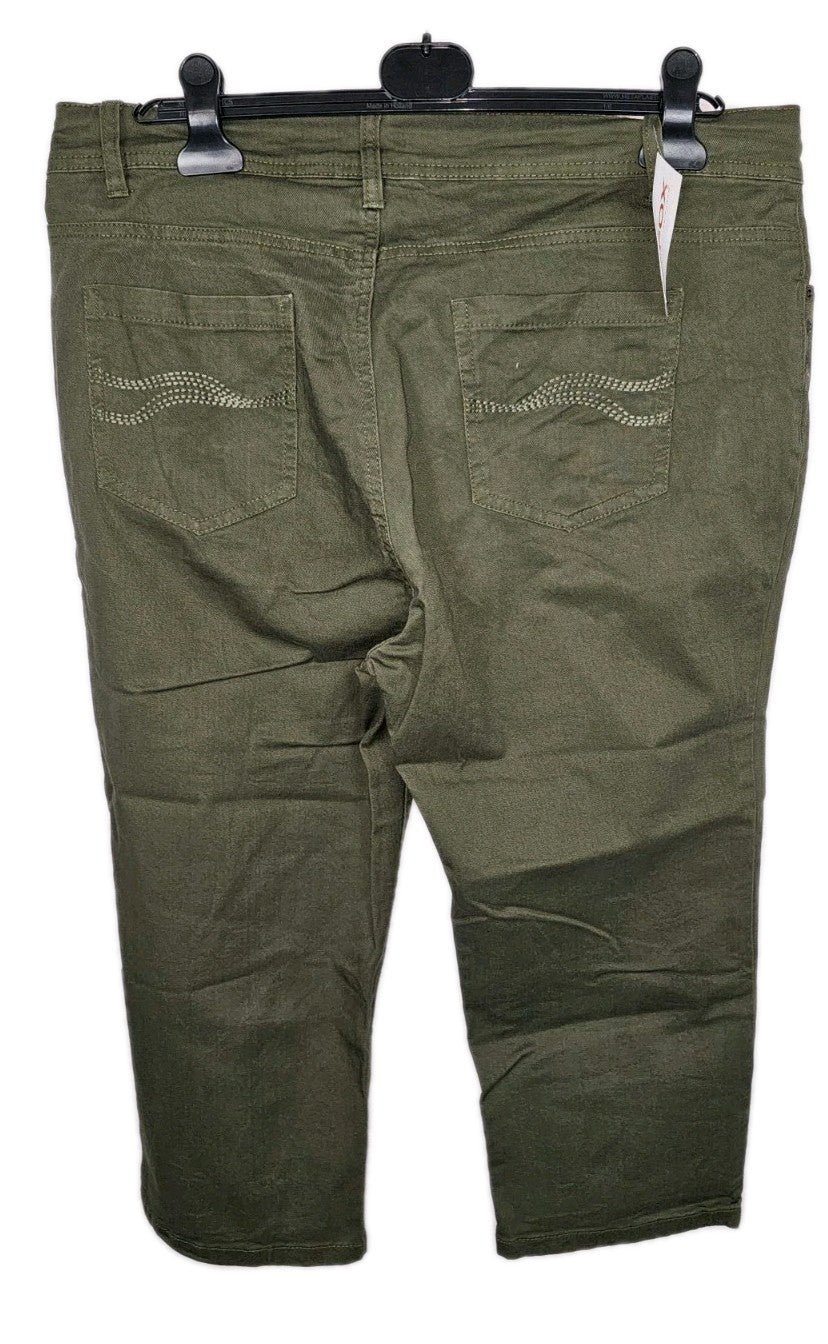 EK9728 Damen Jeans von Gina, Grün, Gr. 462
