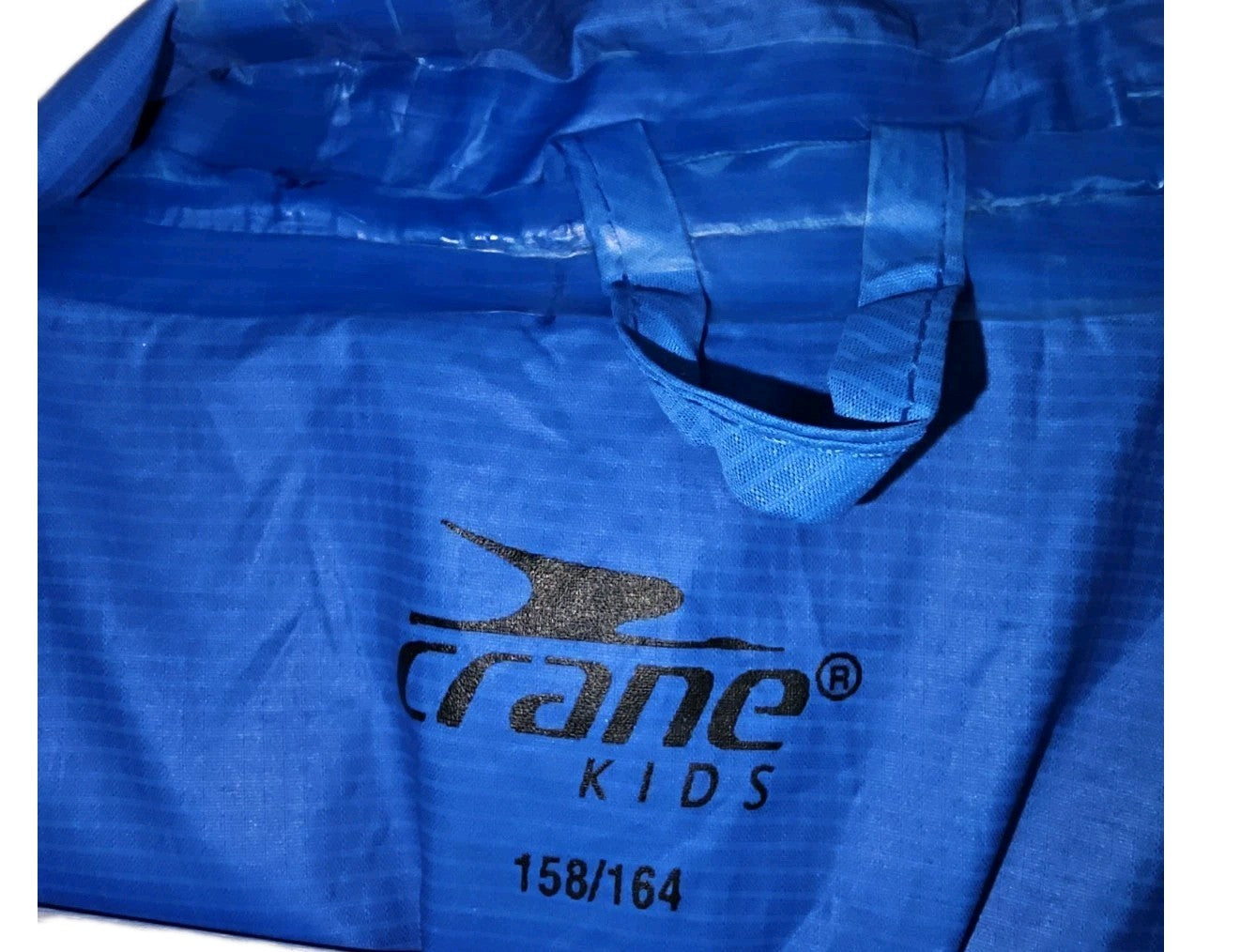 EK11041 Kinder Regencape von Crane, Blau, Gr. 158/1641