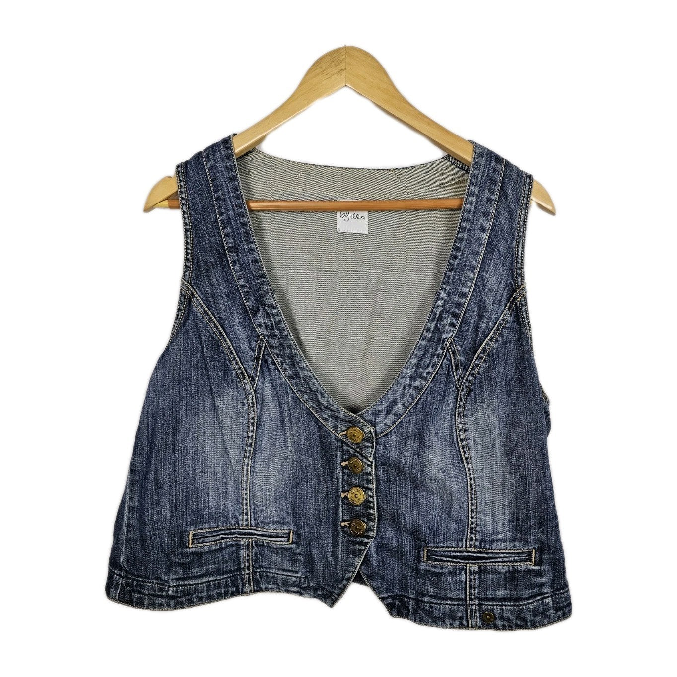 EK8450 Damen Weste von s.Oliver, blau, Gr.460