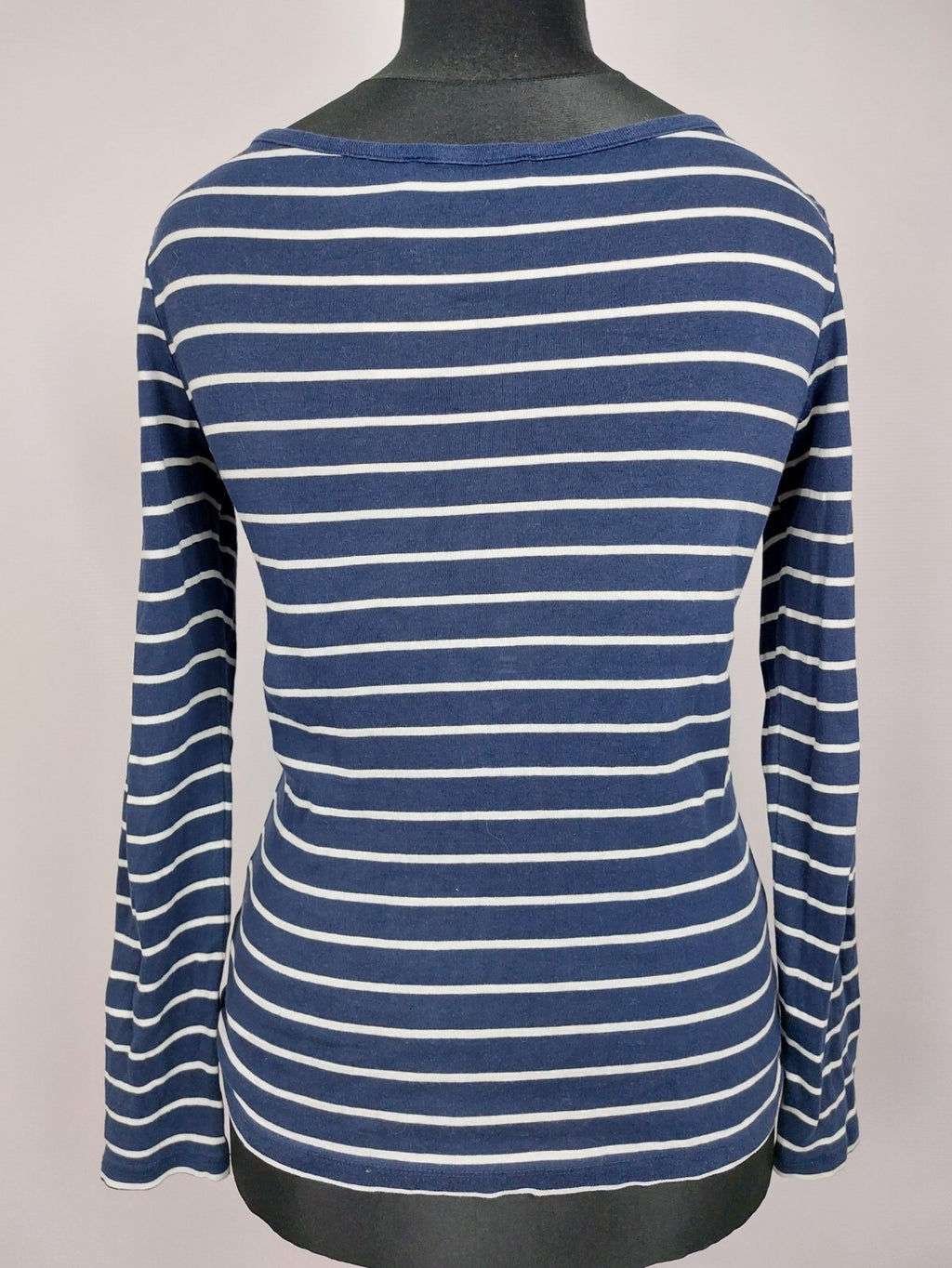 EK4778 Damen Langarmshirt von Esprit, blau-weiß, Gr.XL4