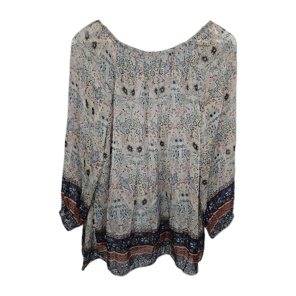 EK8115 Damen Bluse von AWG, blau, Gr.XL4