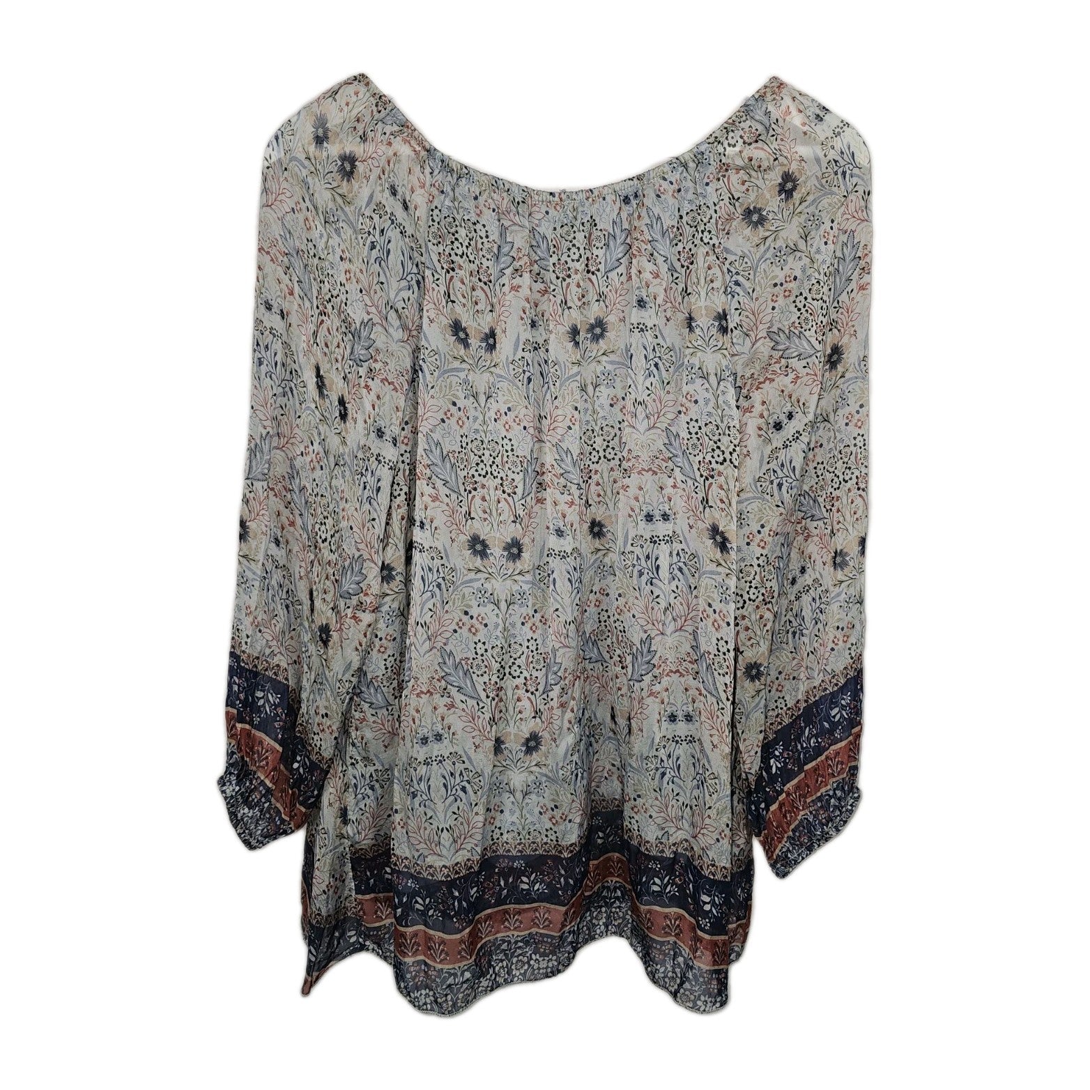 EK8115 Damen Bluse von AWG, blau, Gr.XL4