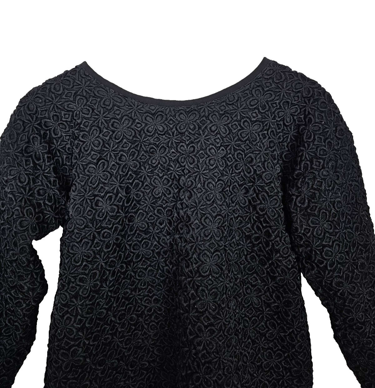 EK7161 Damen Sweatshirt, Schwarz, Gr.M-L1