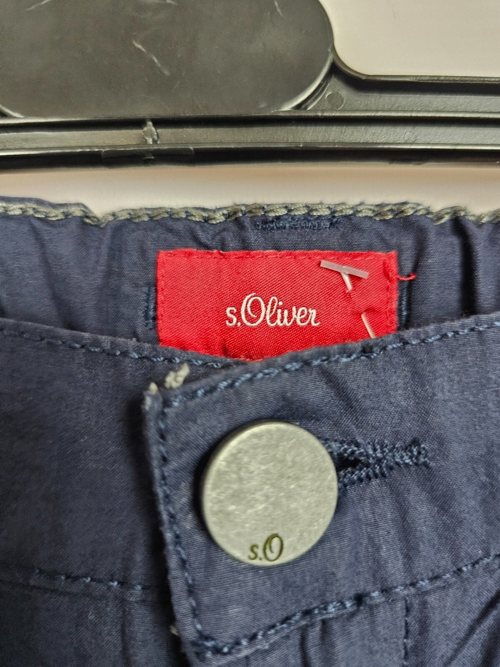 Ek1092 Damen 3/4 Hose von s.Oliver, blau, Gr.382