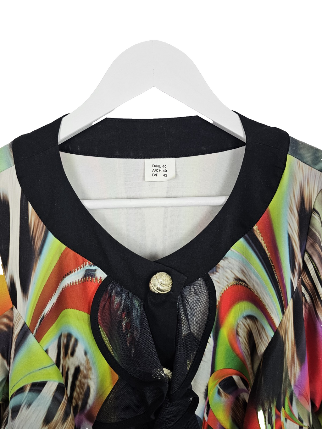 EK8348 Damen Bluse, Mehrfarbig,  Gr. 401